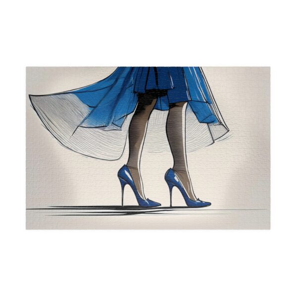 We're Not Going Back - Blue High Heels - Puzzle (1014-piece)